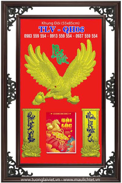 Bìa lịch khung nhựa Xuân Lộc Phát