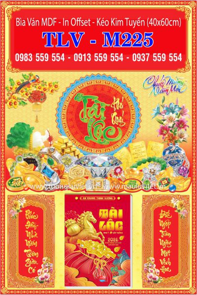 Bìa lịch treo bloc Tài Lộc