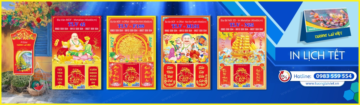 In Bìa Lịch Treo Tường